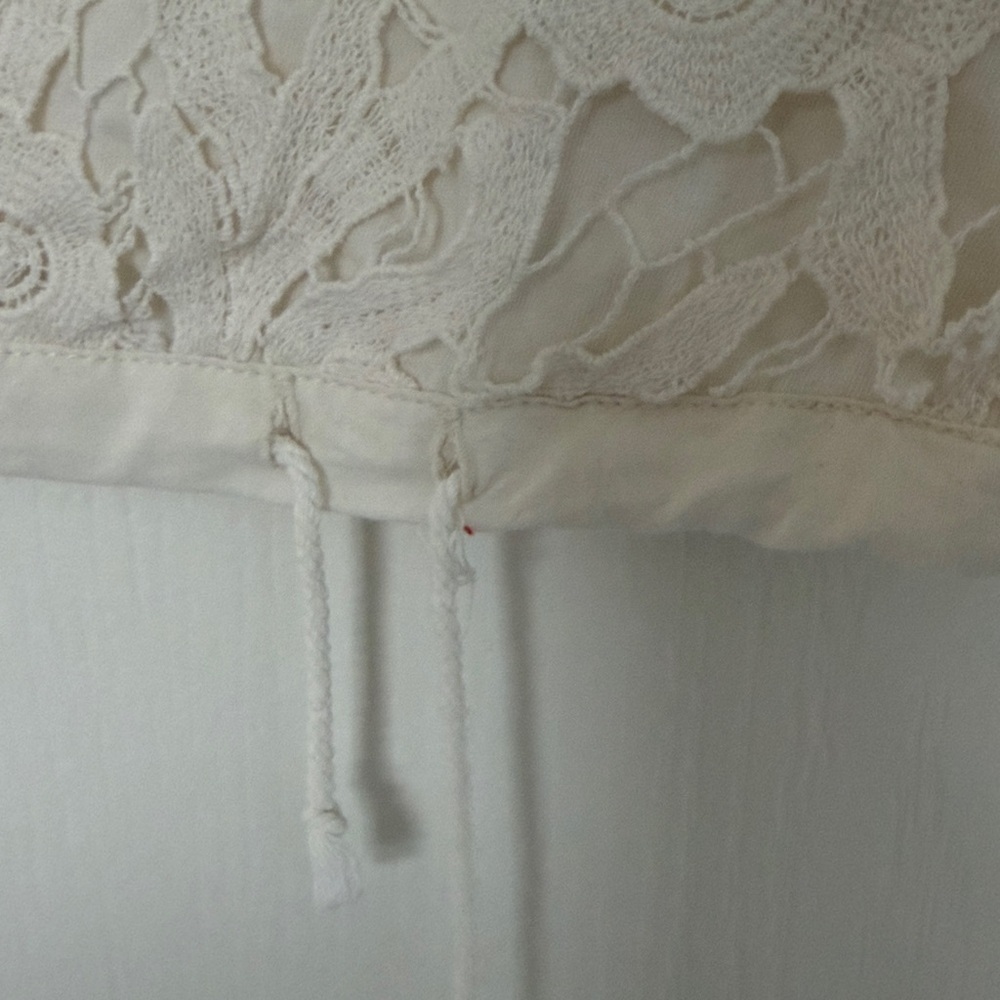 Anthropologie Lace Women’s Top - Cream - Picture 2 of 7